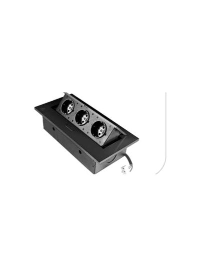 پریز توکار سه سوکت برق کد 266J