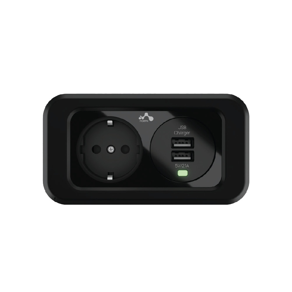 پریز توکار مورف مدل Twin Plus